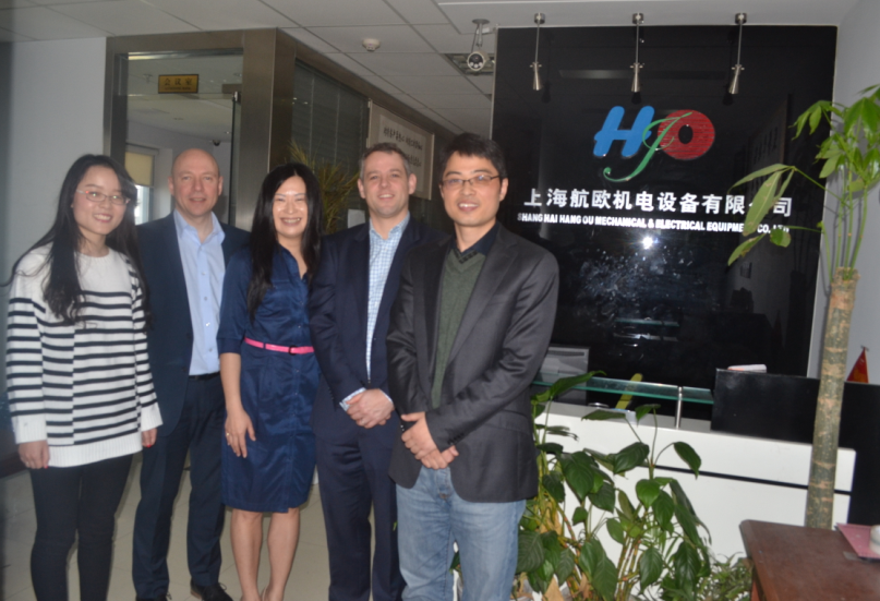 2016年4月8號Helipebs Controls工廠總經理 Andrew Hopcraft及工廠負責人蒞臨我司